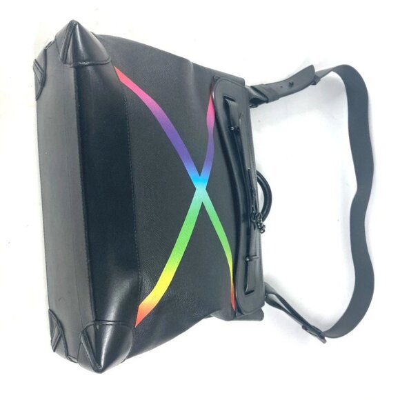 LOUIS VUITTON M30339 Taiga Rainbow Steamer PM Bag 2WAY Hand Bag Shoulder Bag - Picture 5 of 15